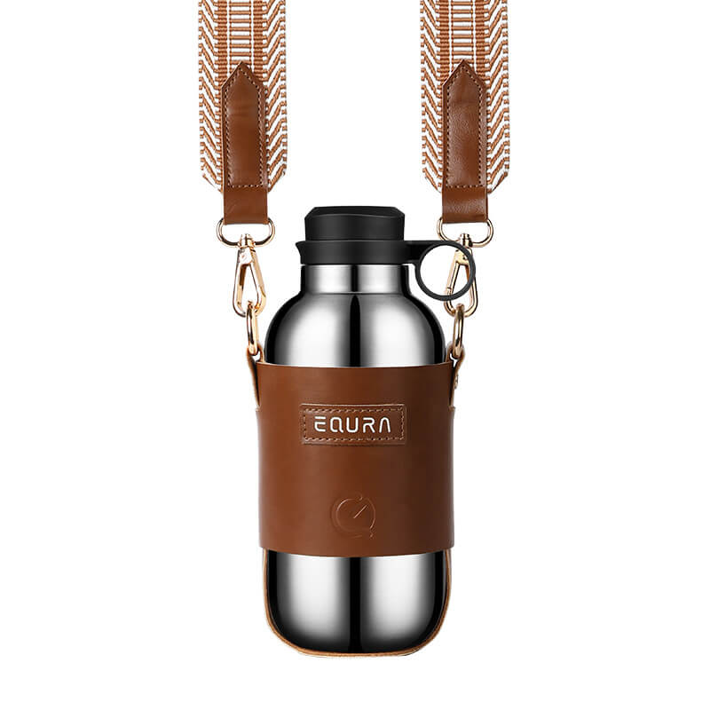 Gym Coffee Water Bottle with sling.jpg